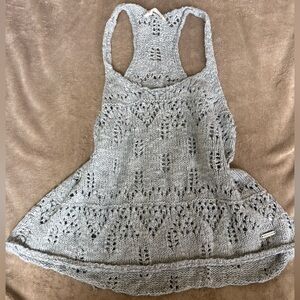 Hollister Light Gray Knit Top